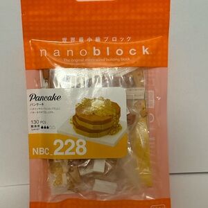 Nanoblocks Pancake Building Set - NBC 228 BRAND NEW & SEALED